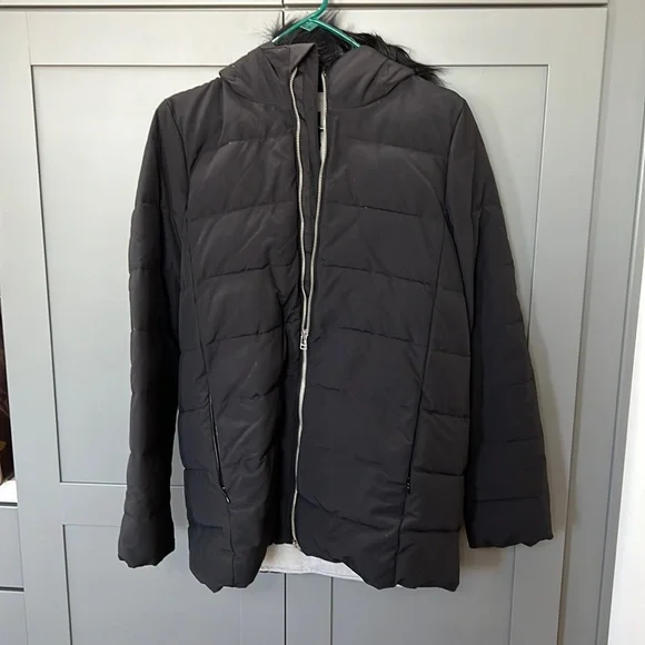 {GAP}Woman’s Sz M-Tall Black Primaloft Hooded Parka - Picture 1 of 10